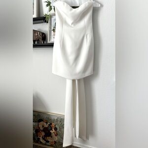 Small Meshki Meredith Strapless Bow Mini Dress